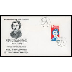 canada stamp 515 louis riel 6 1970 FDC PC 020