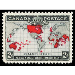 canada stamp 85 imperial penny postage christmas 2 1898 M XFNH 054