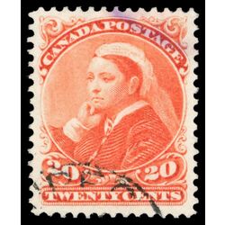 canada stamp 46 queen victoria 20 1893 U XF 069