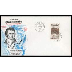 canada stamp 516 sir alexander mackenzie 6 1970 FDC PC 014