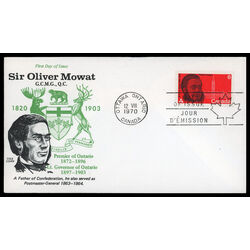 canada stamp 517 mowat and parliament buildings 6 1970 FDC PC 011