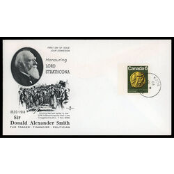 canada stamp 531 sir donald alexander smith 6 1970 FDC PC 017