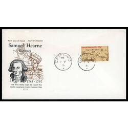 canada stamp 540 samuel hearne 6 1971 FDC PC 009