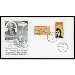 canada stamp 540 samuel hearne 6 1971 FDC COMBO 013