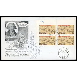 canada stamp 540 samuel hearne 6 1971 FDC UL 016