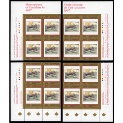 canada stamp 1635 york boat on lake winnipeg 90 1997 PB SET