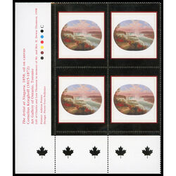 canada stamp 1863 the artist at niagara 95 2000 PB LL