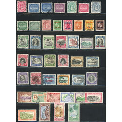 44 different cook islands stamps