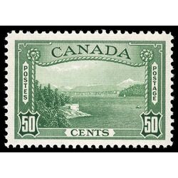 canada stamp 244 vancouver harbour 50 1938 M VFNH 021