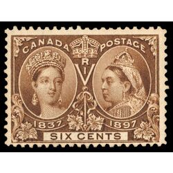 canada stamp 55 queen victoria diamond jubilee 6 1897 M F VF 061