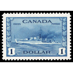 canada stamp 262 tribal class destroyer royal canadian navy 1 1942 M VFNH 042