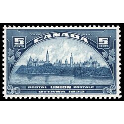 canada stamp 202 parliament buildings 5 1933 M XFNH 019