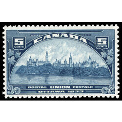 canada stamp 202 parliament buildings 5 1933 M XFNH 020