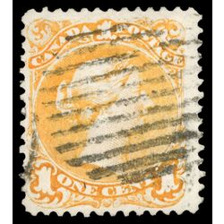 canada stamp 23i queen victoria 1 1869 U F 010