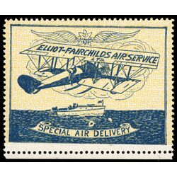 canada stamp cl air mail semi official cl9 elliot fairchild air service 25 1926 M NH 008