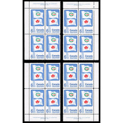 canada stamp 500 flags of summer and winter games 6 1969 PB SET