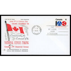 canada stamp 542 computer tape and reels 6 1971 FDC PC 014