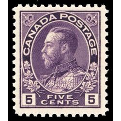 canada stamp 112 king george v 5 1922 M VFNH 025