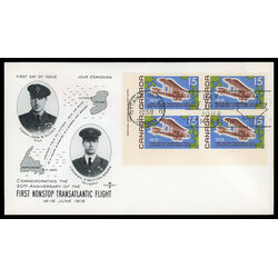 canada stamp 494 vickers vimy over atlantic 15 1969 FDC LL 028