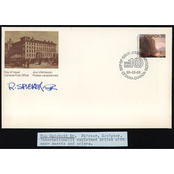 canada stamp 852 sunrise on the saguenay 35 1980 FDC PC 002