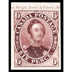 canada stamp 2tc hrh prince albert 6d 1857 M XF 010