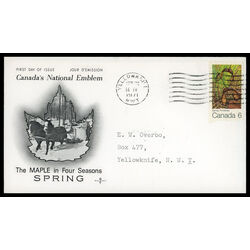 canada stamp 535 spring 6 1971 FDC PC 012