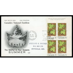 canada stamp 536 summer 6 1971 FDC UR 010