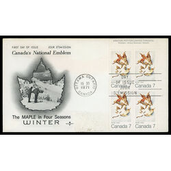 canada stamp 538 winter 7 1971 FDC UR 010