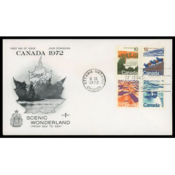 canada stamp 594iii forest 10 1972 FDC COMBO 001