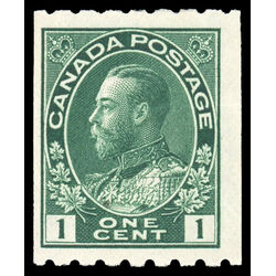 canada stamp 123 king george v 1 1913 M F VF 033