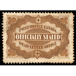 canada stamp o official ox1 officially sealed 1879 M VFNG 013