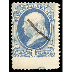 us stamp postage issues 156 franklin ultramarine 1 1873 U F 003