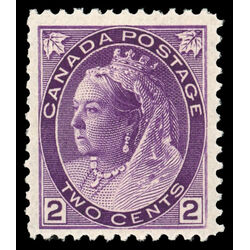 canada stamp 76 queen victoria 2 1898 M VFNH 026
