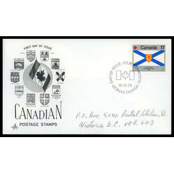 canada stamp 823 nova scotia 17 1979 FDC PC 003