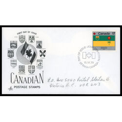 canada stamp 828 saskatchewan 17 1979 FDC PC 001