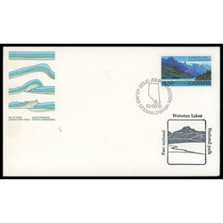 canada stamp 935 waterton lakes 1 50 1982 FDC PC 008