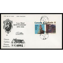 canada stamp 659a canadian authors 1975 FDC PC 006