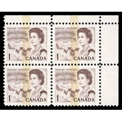 canada stamp 454pi queen elizabeth ii northern lights 1 1968 PB UR