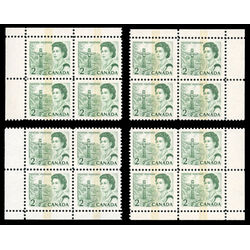canada stamp 455pi queen elizabeth ii pacific totem 2 1968 PB SET