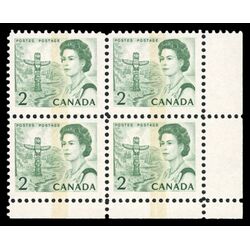 canada stamp 455pi queen elizabeth ii pacific totem 2 1968 CB LR