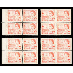 canada stamp 459bp queen elizabeth ii transportation 6 1969 PB SET