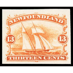 newfoundland stamp 30p ship 13 1866