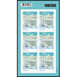 canada stamp bk booklets bk826 holiday winter scenes 2023