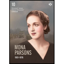 canada stamp bk booklets bk828 mona parsons 2023