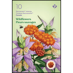 canada stamp bk booklets bk832 wildflowers 2024