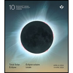 canada stamp bk booklets bk833 total solar eclipse 2024