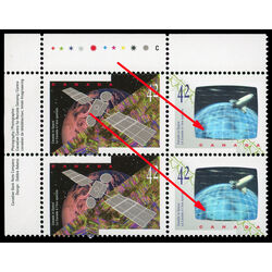 canada stamp 1442vi canada in space 1992 PB UL 014