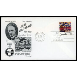 canada stamp 617 mist fantasy northland 15 1973 FDC PC 011