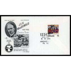 canada stamp 617 mist fantasy northland 15 1973 FDC PC 013