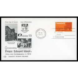 canada stamp 618 oak trees on shore 8 1973 FDC PC 011